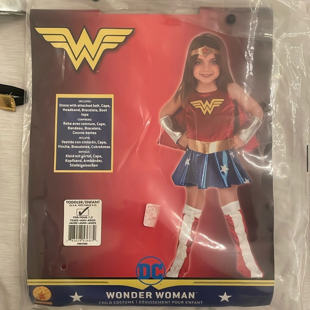 Toddler girls Wonder Woman costume
